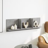  Zidni ormarić boja betona 100x16,5x30 cm od konstruiranog drva | shoptok.hr