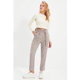 Trendyol Gray Lacing Detail Trousers | shoptok.hr