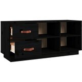  Klupa za cipele crna 100 x 34 x 45 cm od masivne borovine | Eponuda.ba