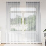 vidaXL Zavese z zavesami 2 pcs Temno siva 140 x 245 cm Poliester | Shoptok.si