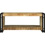 vidaXL Klubska miza 90x50x38 cm iz trdega grobega lesa mangov | Shoptok.si
