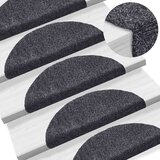 vidaXL Samoljepljivi otirači za stepenice 30 kom tamnosive 56x17x3 cm | shoptok.hr