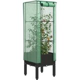  Povišena gredica s pokrovom za staklenik 40 x 40 x 140 cm | Eponuda.com