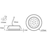  REFLEKTOR UGRADBENI LED MINI KROM LML220442CH ULTRALUX | shoptok.hr