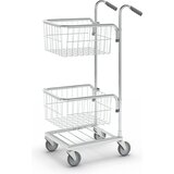 Kongamek majhen transportni voziček, 2 košari, nosilnost 35 kg Cene