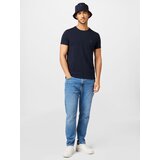 Tommy Hilfiger Majica nočno modra / rdeča / bela | Shoptok.si