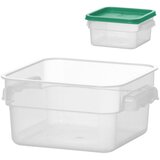 Hendi Spremnik za hranu s razdelnikom, 1,9L, 190x190x(H)95mm | Eponuda.com