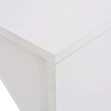 Barska barski stol s ormarićem bijeli 115 x 59 x 200 cm | shoptok.hr