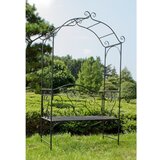 Garden Pleasure Crna metalna vrtna klupa Colima - | shoptok.hr