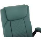CARRYHOME pisarniški stol kovina, umetna masa, tekstil temno zelena | Shoptok.si
