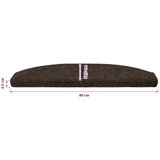  Samoljepljivi stepenasti ulošci Polukružni 15 pcs Tamno smeđa | shoptok.hr