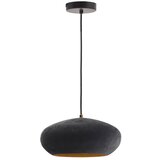 Kave Home Crna viseća svjetiljka s metalnim sjenilom ø 30 cm Inda – Cijene