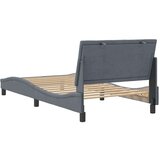  Okvir kreveta bez madraca Hanko tamnosivi 100x203 cm baršunasti - Tamno siva 100 x 203 cm | shoptok.hr