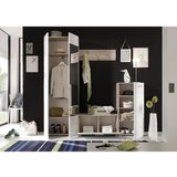 XORA PREDSOBA bela, barve hrasta | Shoptok.si
