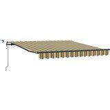vidaXL Tkanina za tende s Zelena i žuta 300 x 250 cm Poliester | shoptok.hr