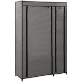 Furnova Zložljiva garderobna omara 2 kosa blago 110x45x175 cm siva, (21930241) | Shoptok.si