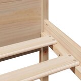 vidaXL Okvir kreveta bez madraca 90 x 200 cm od masivne borovine | shoptok.hr