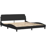  Okvir za krevet Viana bez madraca crni 180x200 cm od umjetne kože | Eponuda.com