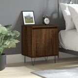 vidaXL Noćni ormarić smeđa boja hrasta 40x30x50 cm konstruirano drvo Cijene