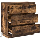  Noćni ormar Dimljeni hrast 71 x 34,5 x 75 cm Konstruirano drvo | Eponuda.com