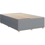 vidaXL Krevet s oprugama i madracem svjetlosivi 120x190 cm od tkanine | shoptok.hr