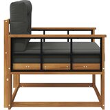  Srednji zunanji kavč Masiven les akacije Naravna, (5000207233) | Shoptok.si