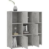 Ormarić za knjige boja betona 90 x 30 x 90 cm konstruirano drvo | Eponuda.com