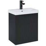CAMARGUE Kupaonski komplet Yasumi (Ukupna širina kupaonskog namještaja: 46 cm, Crna, Mat, 2 -dij.) | shoptok.hr