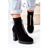 Boto Insulated Boots On A Block Heel Black Wonder Woman | Shoptok.si