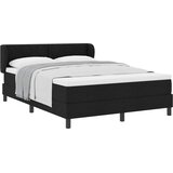  Krevet s opruga kutije s uzglavljem Crna 140 x 200 cm tkanina | shoptok.hr