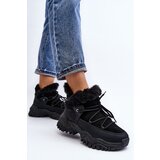 EVENTO Women's Ankle Boots with Fur Lining Black Cresandi | Eponuda.ba
