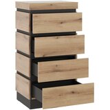 Modern Living Komoda Corte, Barva Hrasta, Siva | Shoptok.si
