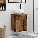  Umivaonik s policom za zid Staro drvo 39 x 35 x 63 cm | Eponuda.ba