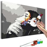  Slika za samostalno slikanje - Monkey Contemplation 60x40 | shoptok.hr