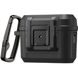OVITEK SPIGEN LOCK FIT ZA APPLE AIRPODS PRO 3, MAT ČRN, ZAŠČITNI, (5000264547)