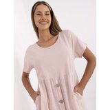 Italy Moda Dress-MO-SK-1005.67-light pink | Shoptok.si