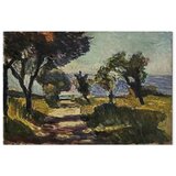  Slika - Henri Matisse – Corsican Landscape with Olive Trees 30x20 Na talijanskom platnu | shoptok.hr
