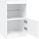  Komoda s LED svjetlima bijela 41x37x67 cm | shoptok.hr