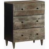 vidaXL 3 kosi kredence svetlo siva 60x33,5x75 cm masivni les Mango | Shoptok.si