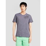 CAMP DAVID Majica marine / temno oranžna / črna / bela | Shoptok.si
