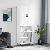  Visoka komoda bijela 69 5x34x180 cm konstruirano drvo | shoptok.hr