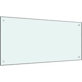  Kuhinjska zaštita od prskanja mliječna 100 x 50 cm kaljeno staklo | Eponuda.ba