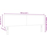vidaXL LED glava postelje PLAIN dizajn svetlo siva 80 cm žametna tkanina | Shoptok.si