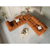 Micadoni Žameten tabure v barvi terakote Bellis – | Shoptok.si