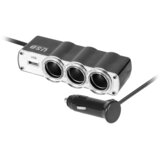  Razdjelnik za upaljač za automobil x3 s kabelom i USB-om | shoptok.hr