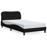  Okvir za krevet bez madraca Hvar crni 100x200 cm od tkanine | Eponuda.com