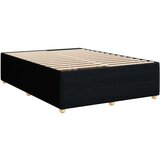 vidaXL Krevet s oprugama i madracem crni 140 x 190 cm od tkanine | shoptok.hr
