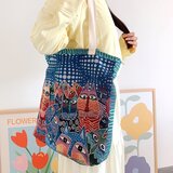 Venisymlis Dnevna Torba Iz Platnene Ženske Dekliške Torbe Cute Cat, (22070005) | Shoptok.si