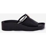 S. BARSKI Leather Women's Slippers With Decorative Strap | shoptok.hr