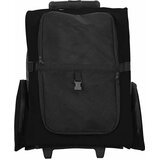Kolica za kućne ljubimce 3-u-1 dizajn crna 48x32x(57-106) cm Oxford tkanina | shoptok.hr